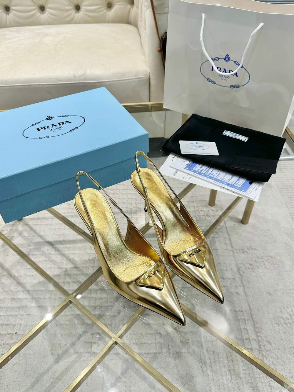Ezyycart Bags Prada Luxury Heels --53508