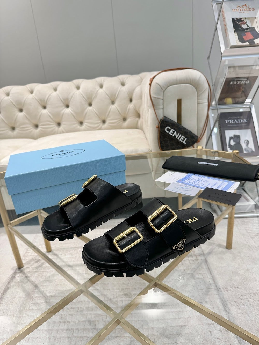 Ezyycart Bags Prada Luxury Heels --53017