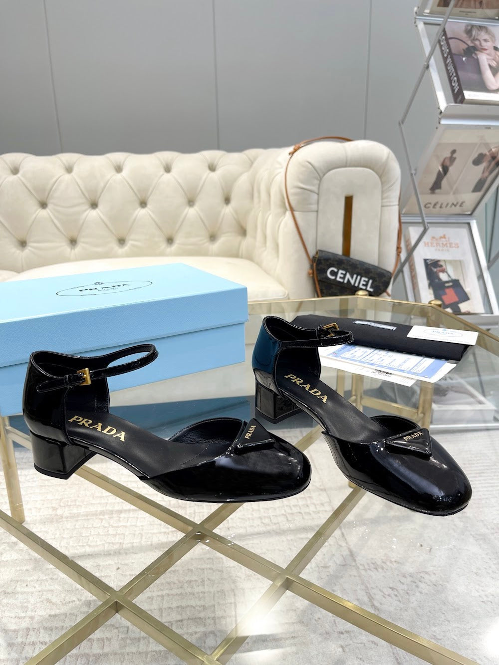 Ezyycart Bags Prada Luxury Heels --53360