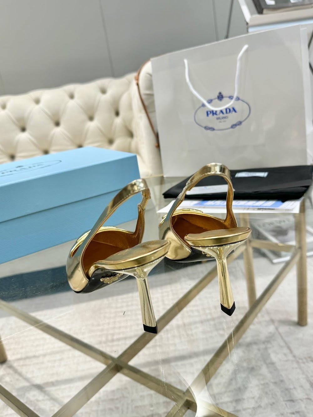 Ezyycart Bags Prada Luxury Heels --53508