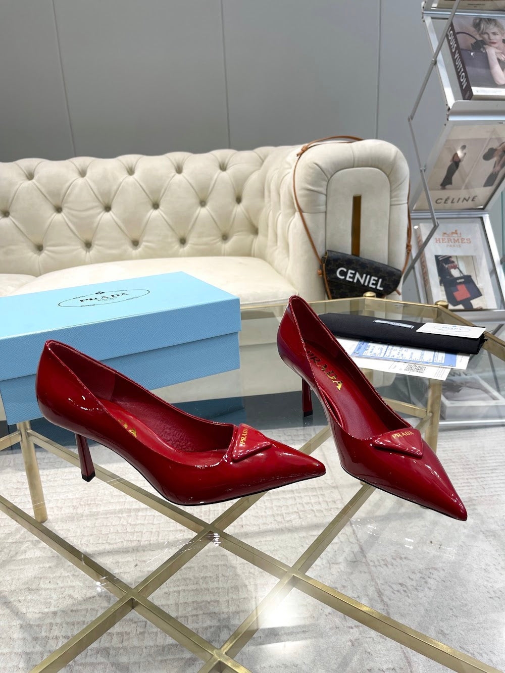 Ezyycart Bags Prada Luxury Heels --53372