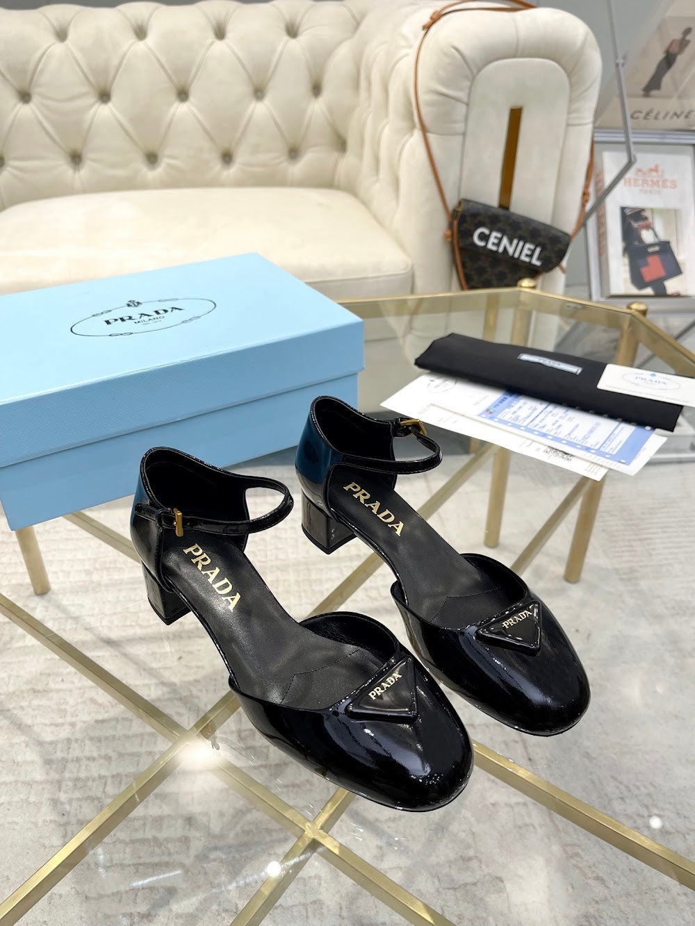 Ezyycart Bags Prada Luxury Heels --53360