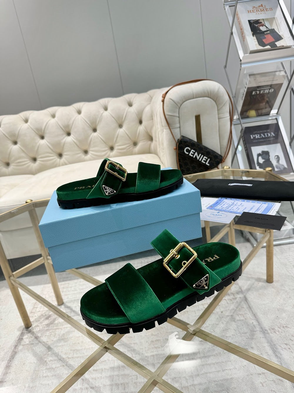 Ezyycart Bags Prada Luxury Heels --52712