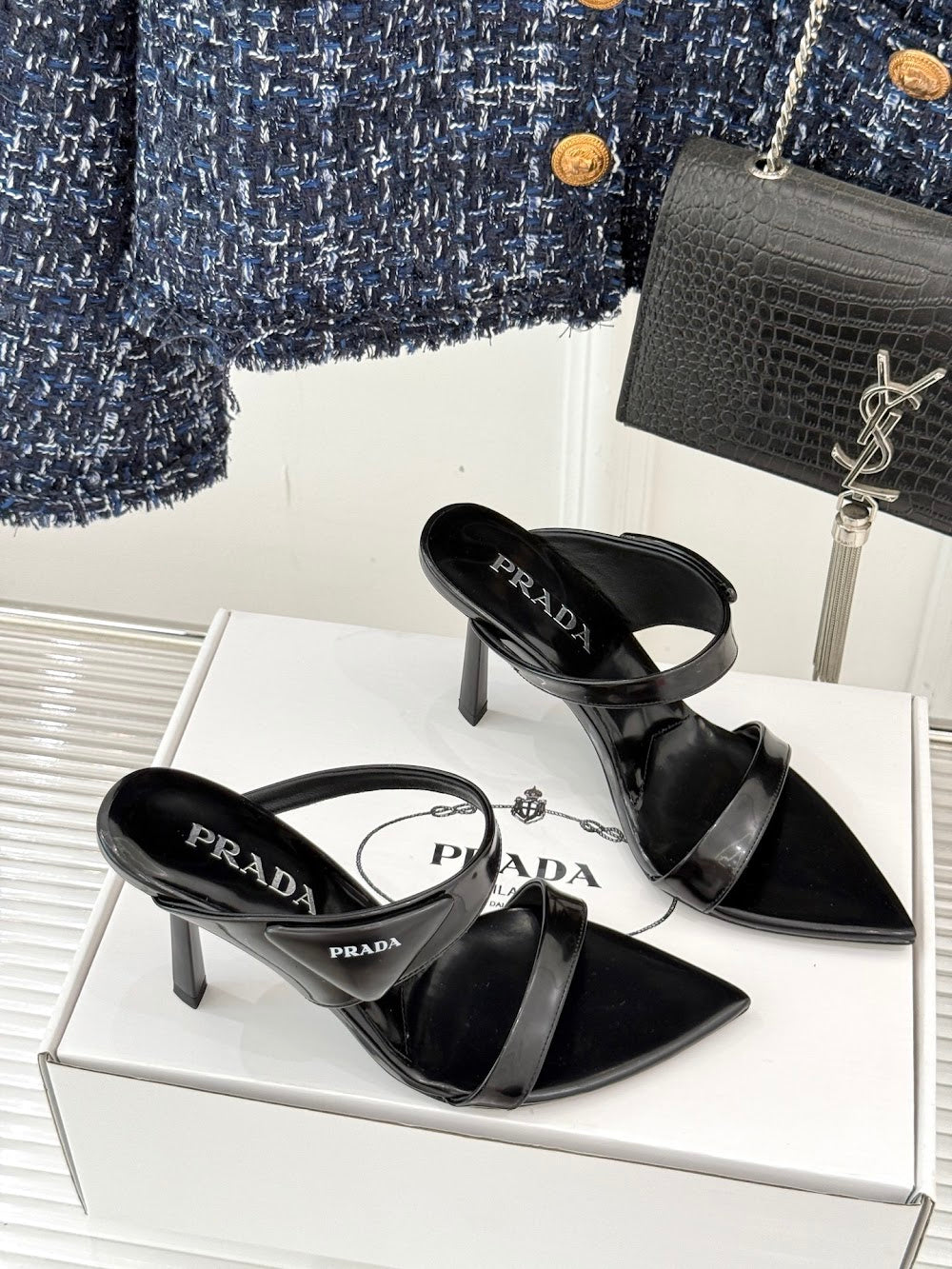 Ezyycart Bags Prada Luxury Heels --53140