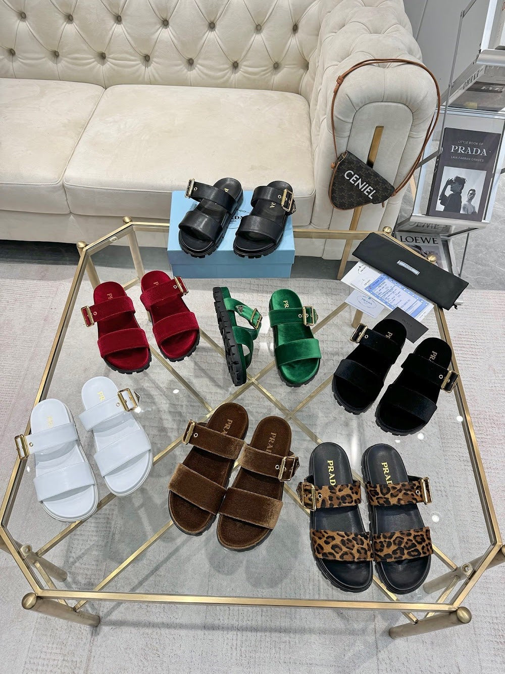 Ezyycart Bags Prada Luxury Heels --52853