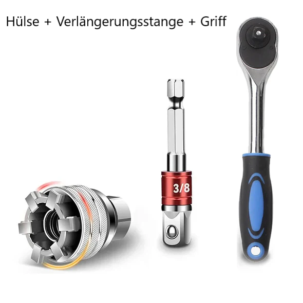 Elektrischer Adapter für Bohrmaschinen – Vielseitiger Universal-Steckschlüssel