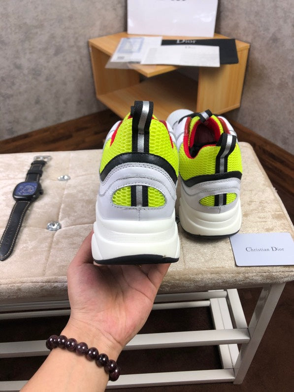 Anum Bags DIR B22 White And Yellow Sneaker
