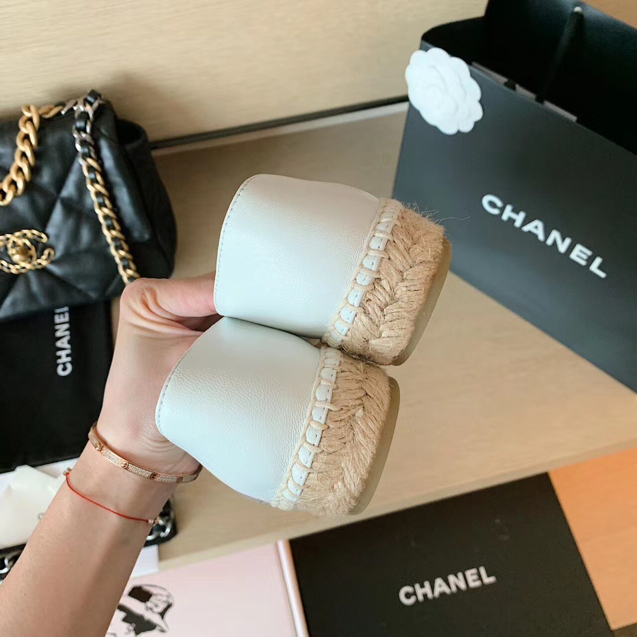 Anum Bags CHL ESPADRILLES WHITE/BLACK