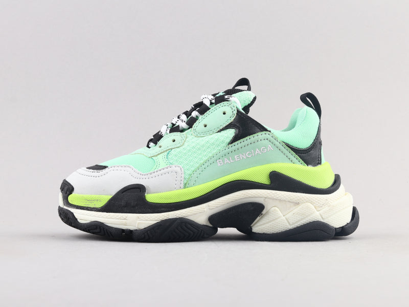 Ezyycart Bags Bla Triple S Yellow Green Sneaker