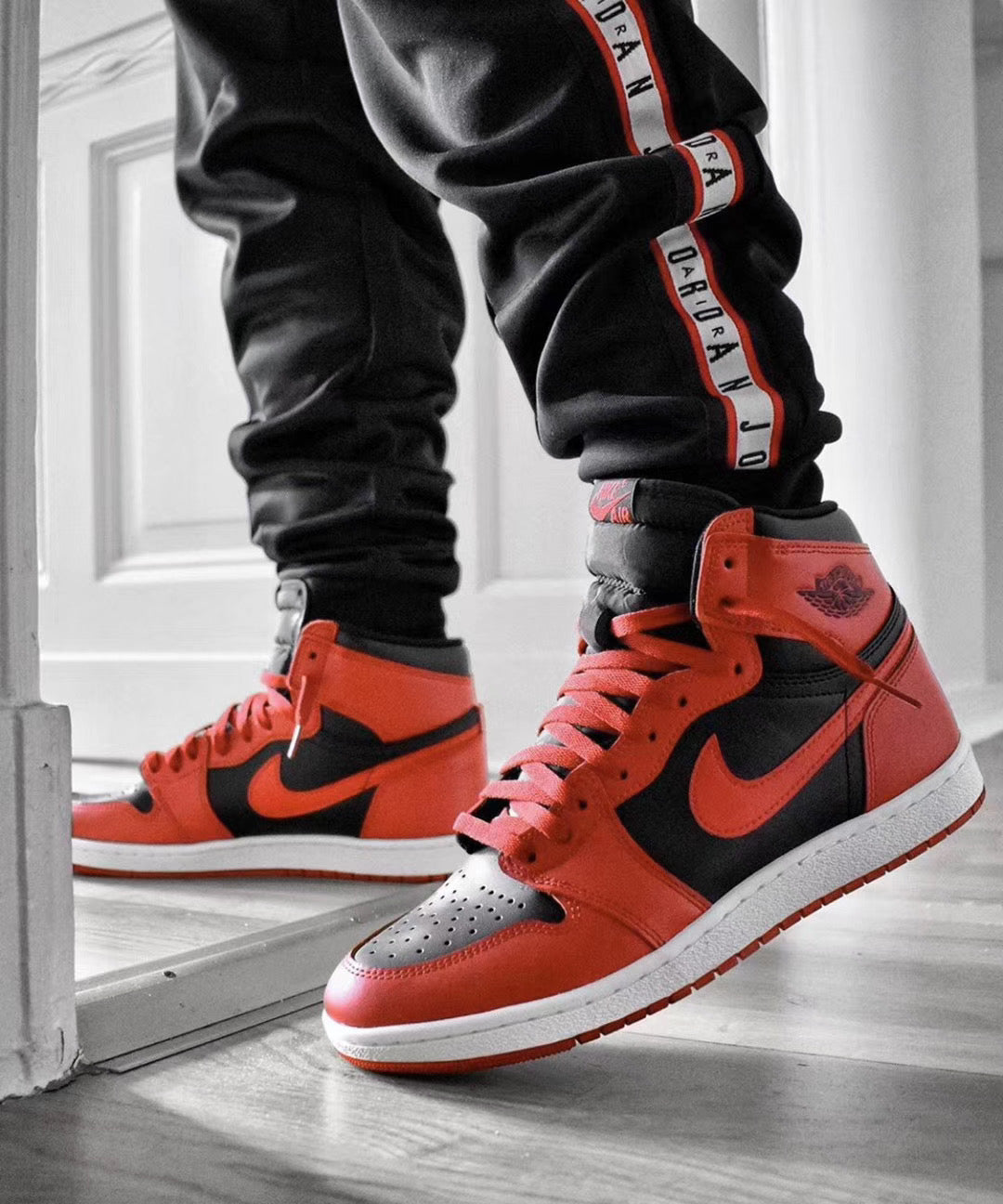 Ezyycart Bags AJ1 Invert black and red