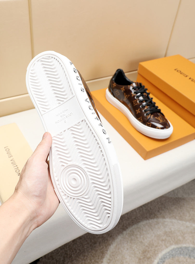 Anum Bags LUV Low Monogram Brown Breathable Sneaker