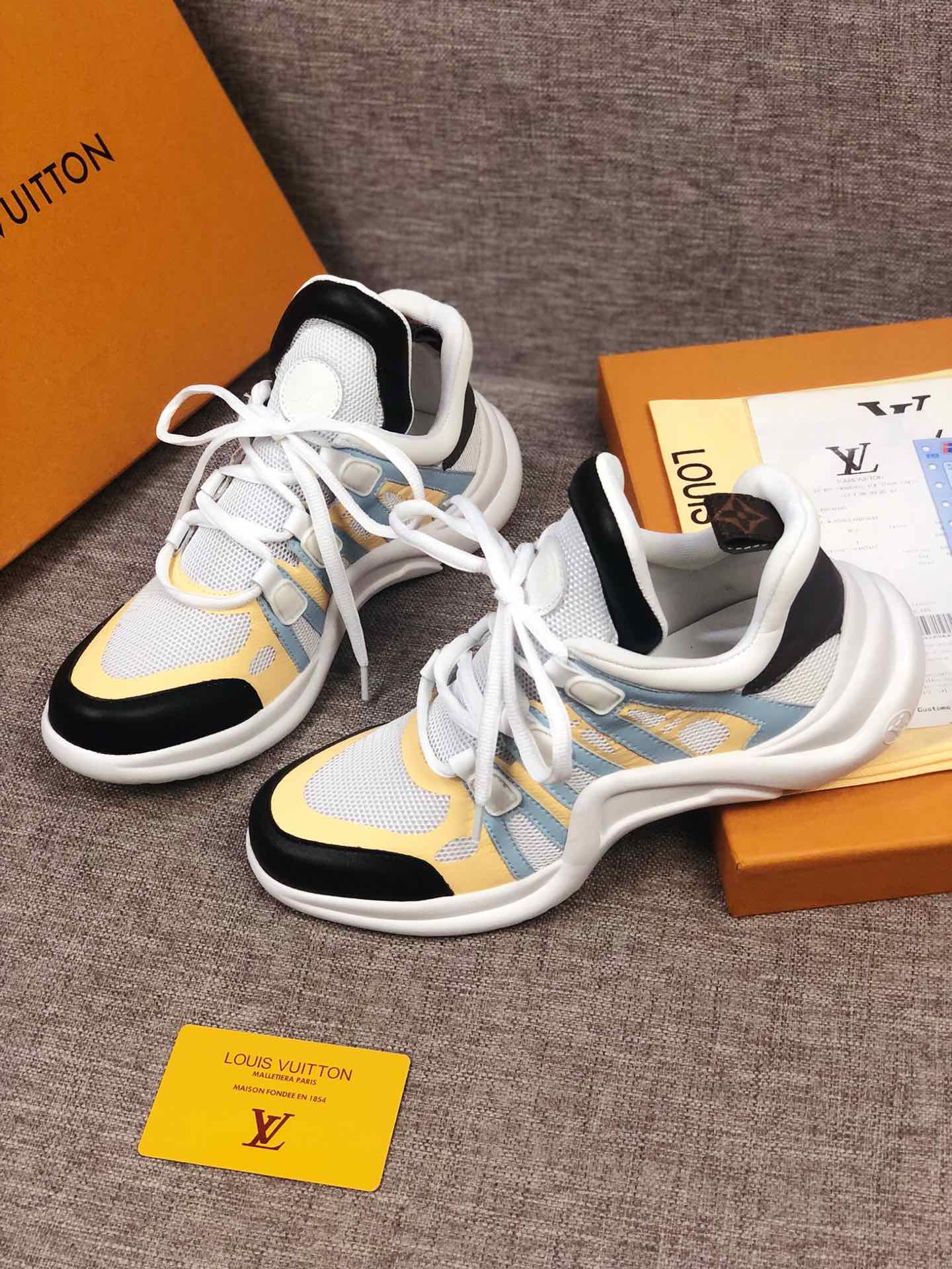 Anum Bags LUV Archlight Black White Yellow Sneaker