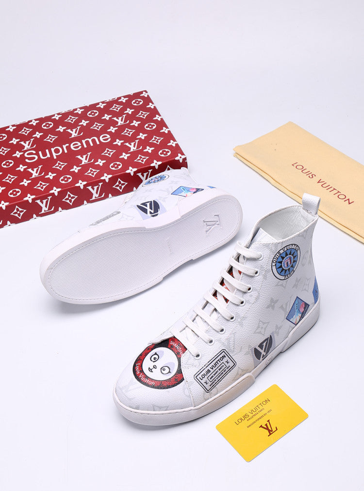 Anum Bags LUV Stellar Trainer Boot White Sneaker