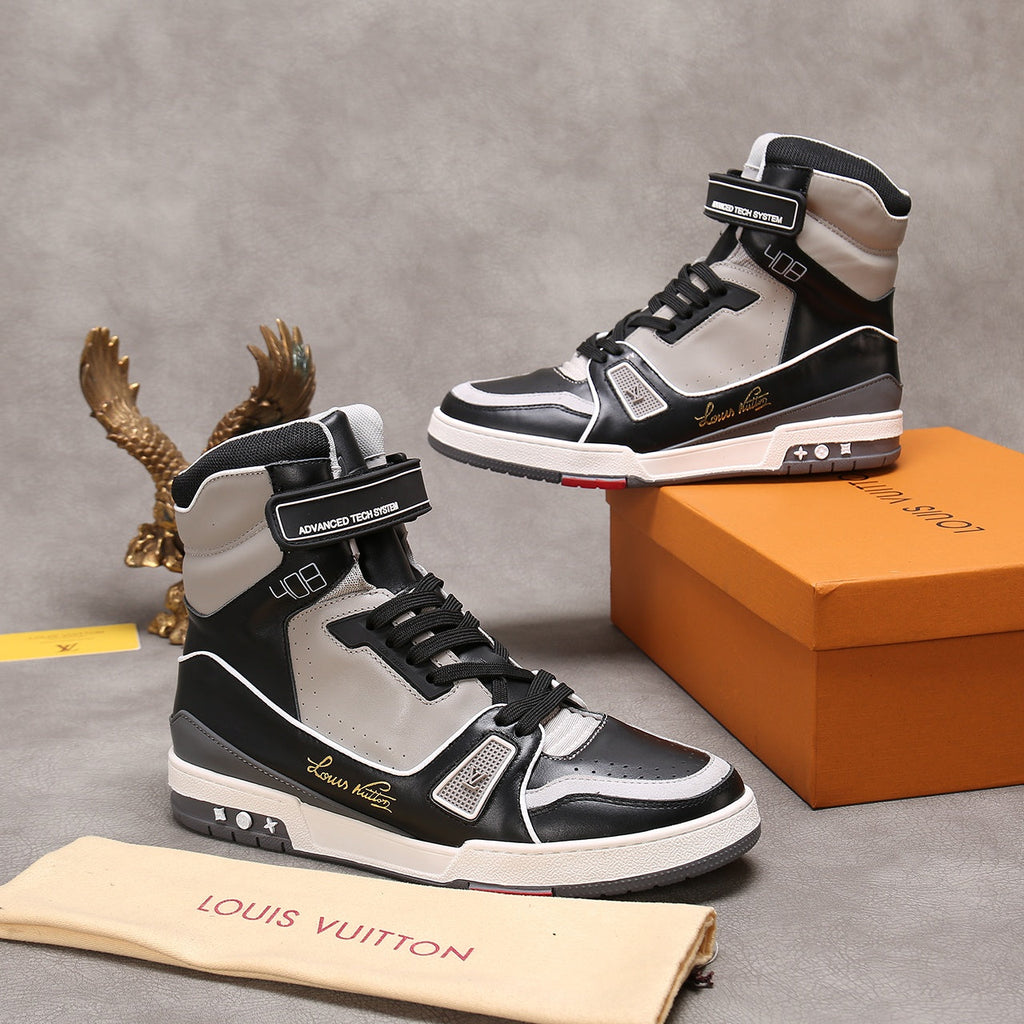 Anum Bags LUV Traners Inspired Black Gray Sneaker