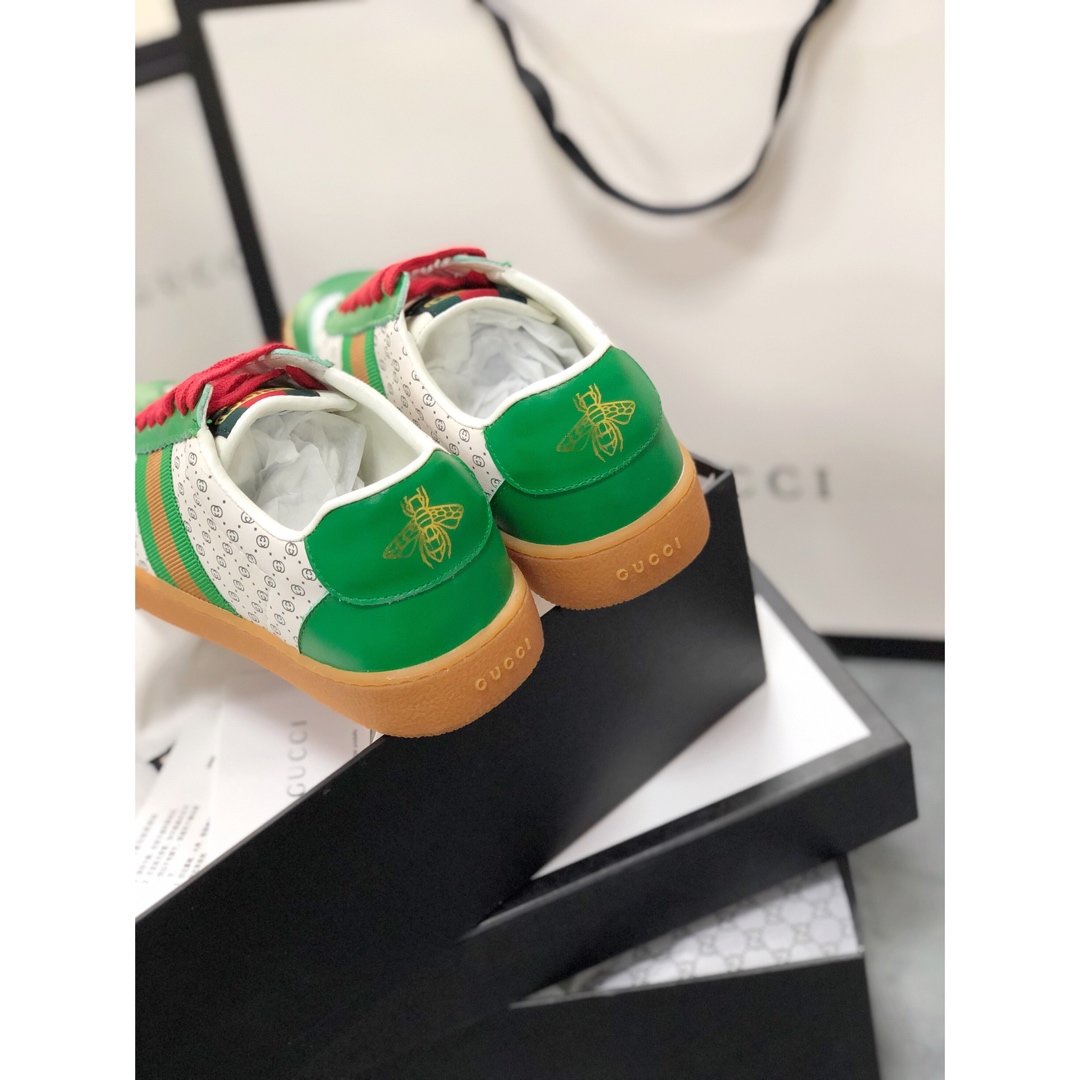 Ezyycart Bags MO-GCI Screener Leather green Sneaker 091