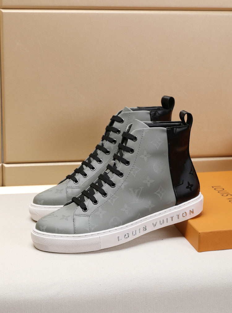 Anum Bags LUV Stellar Trainer Boot Gray Black Sneaker