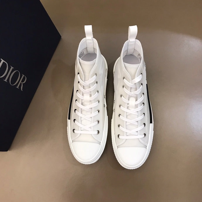 Anum Bags DIR B23 White Canvas HIGH-TOP SNEAKER