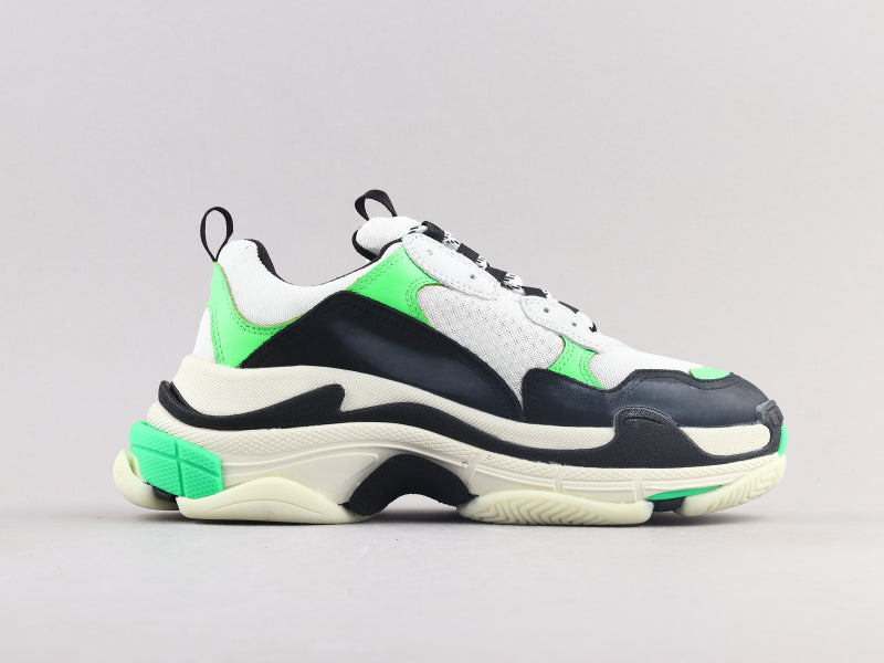 Ezyycart Bags Bla Triple S Black Green Sneaker