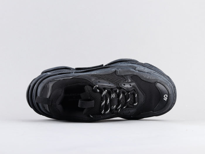 Ezyycart Bags Bla Triple S Pure Black Sneaker