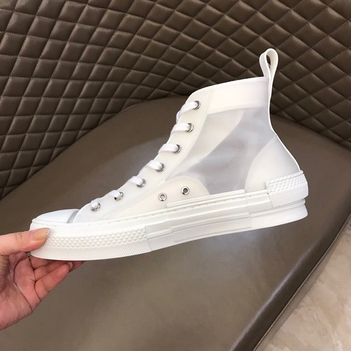 Anum Bags DIR B23 White Canvas HIGH-TOP SNEAKER