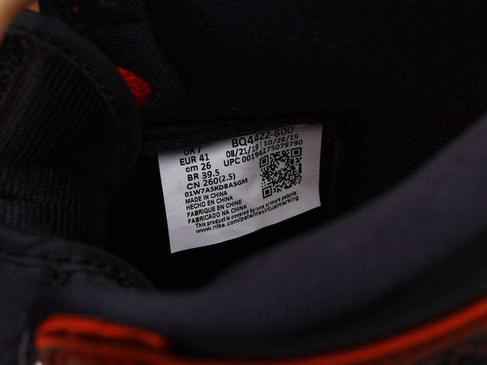 Ezyycart Bags AJ1 Invert black and red