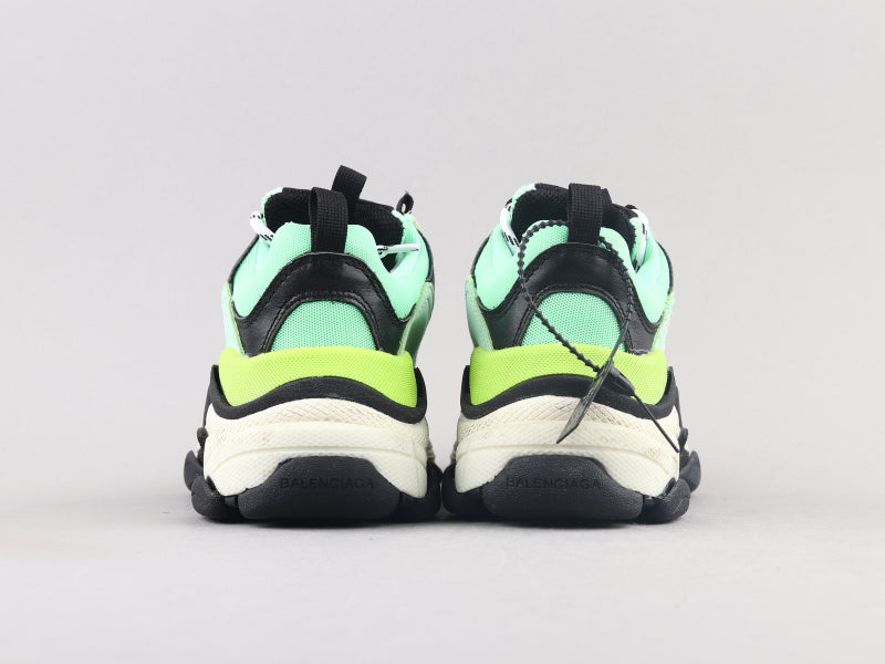 Ezyycart Bags Bla Triple S Yellow Green Sneaker