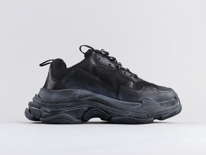 Ezyycart Bags Bla Triple S Pure Black Sneaker