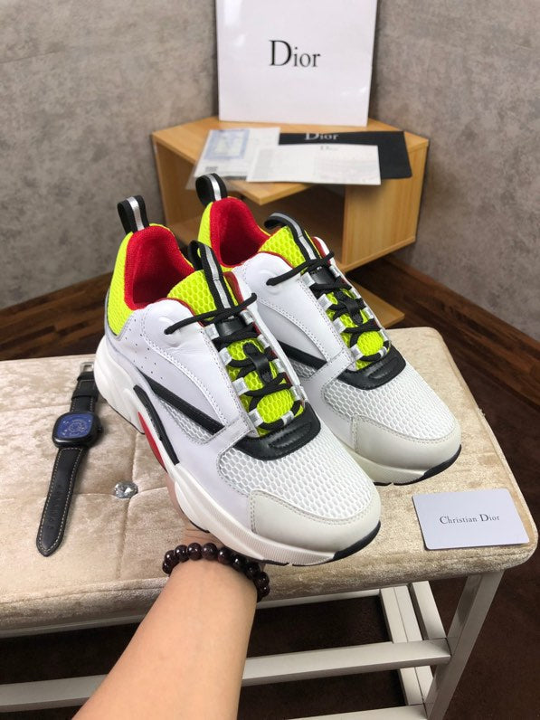 Anum Bags DIR B22 White And Yellow Sneaker