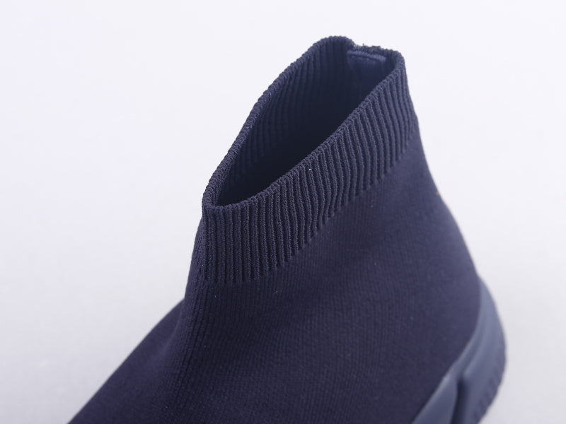 Ezyycart Bags Bla Socks And Shoes Pure Black Sneaker