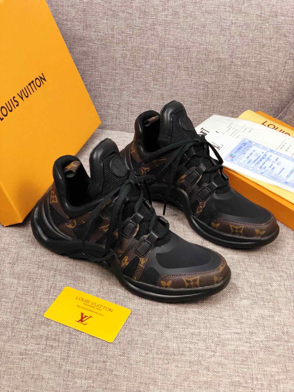 Anum Bags LUV Archlight Black Brown Sneaker
