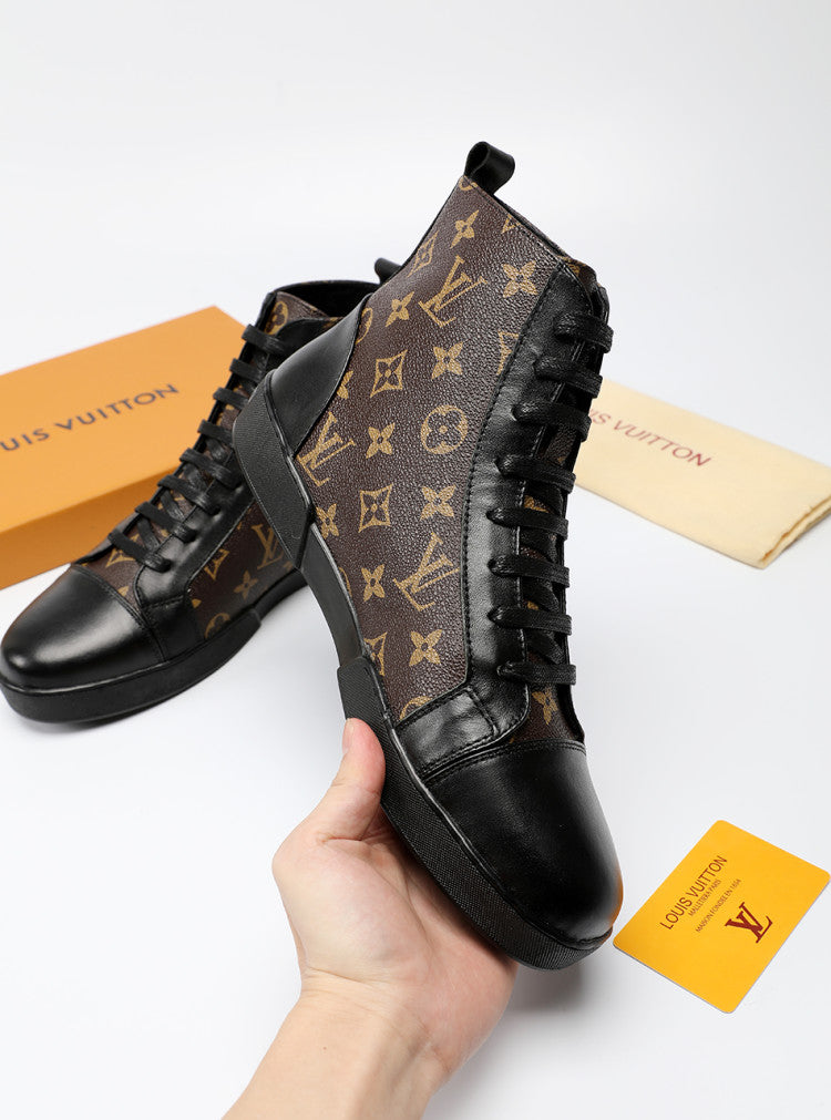Anum Bags LUV High Monogram Brown Boot Sneaker