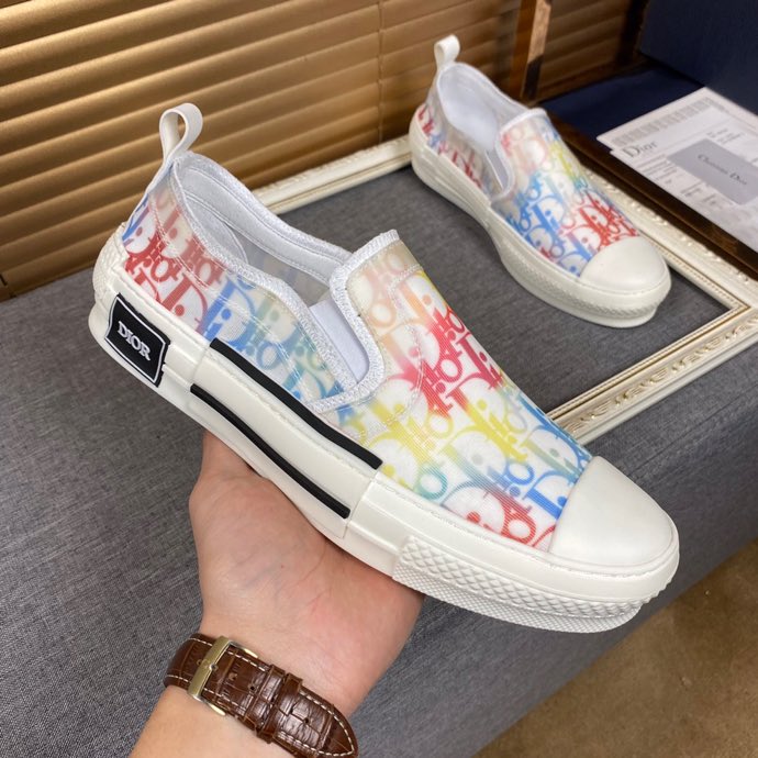 Anum Bags DIR B23 Slip MultiColor And White LOW-TOP SNEAKER