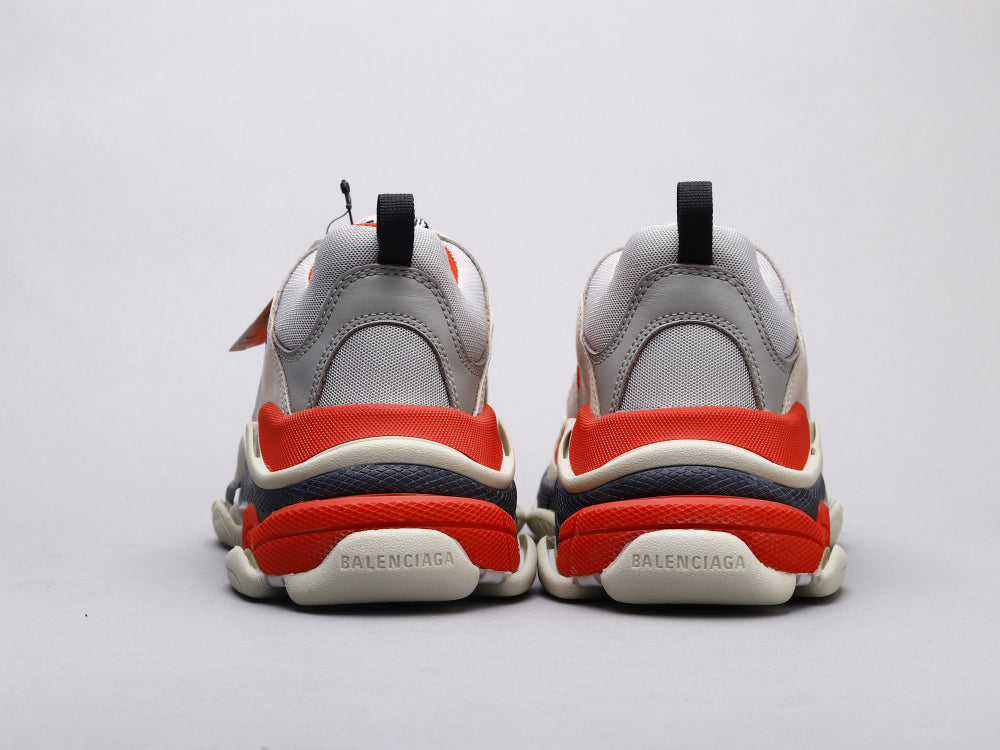 Ezyycart Bags Bla Triple S Gray and Red Sneaker