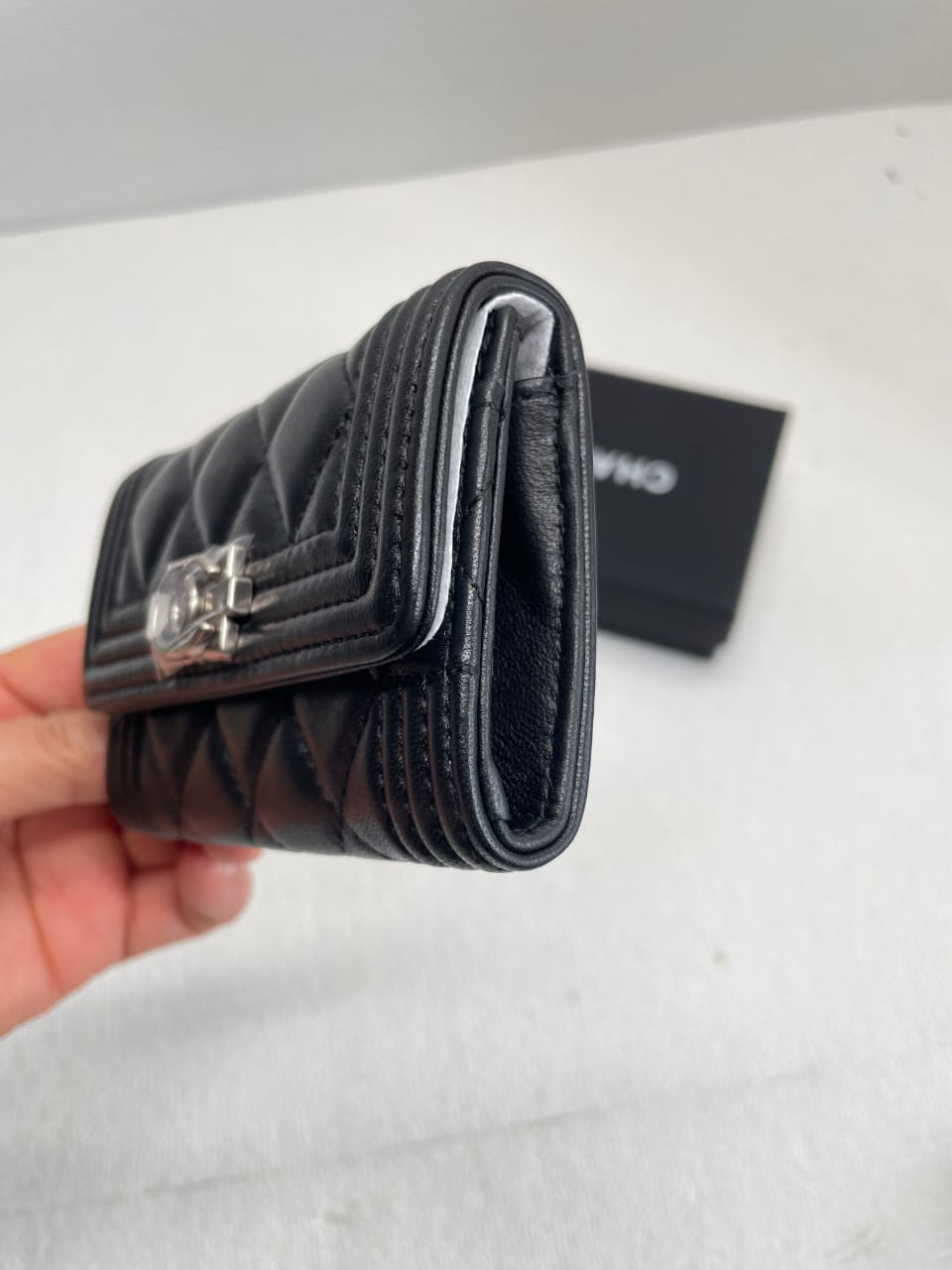 Anum Bags CHL BOY CLASSIC WALLET BLACK SILVER 84432