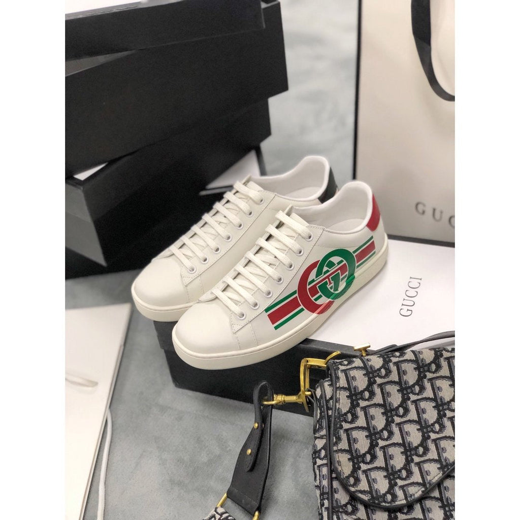 Ezyycart Bags MO-GCI Ace white interlocking Sneaker 087