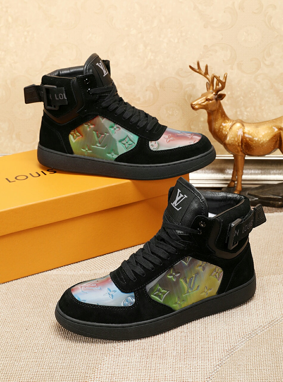 Anum Bags LUV High Top Black Sneaker