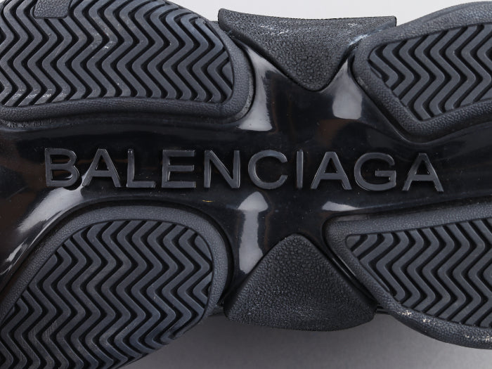 Ezyycart Bags Bla Triple S Pure Black Sneaker