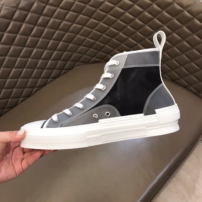 Anum Bags DIR B23 Black and White HIGH-TOP SNEAKER