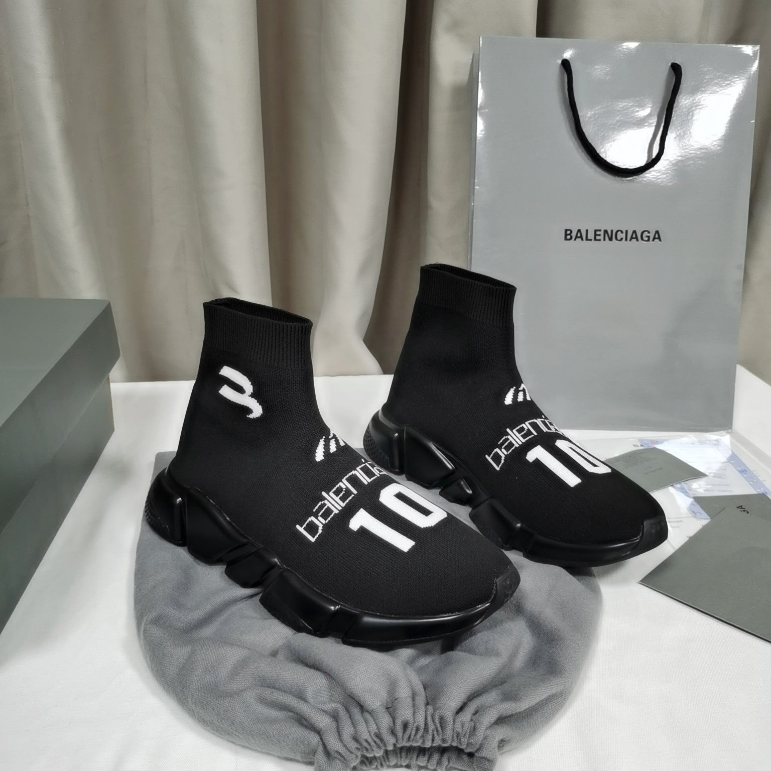 Ezyycart Bags Bla Speed Recycled Knit Sneakers Black