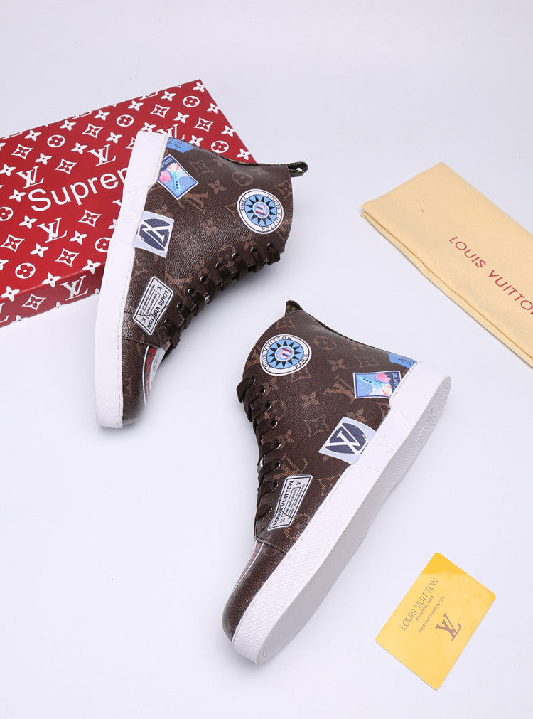 Anum Bags LUV Stellar Trainer Boot Brown Sneaker