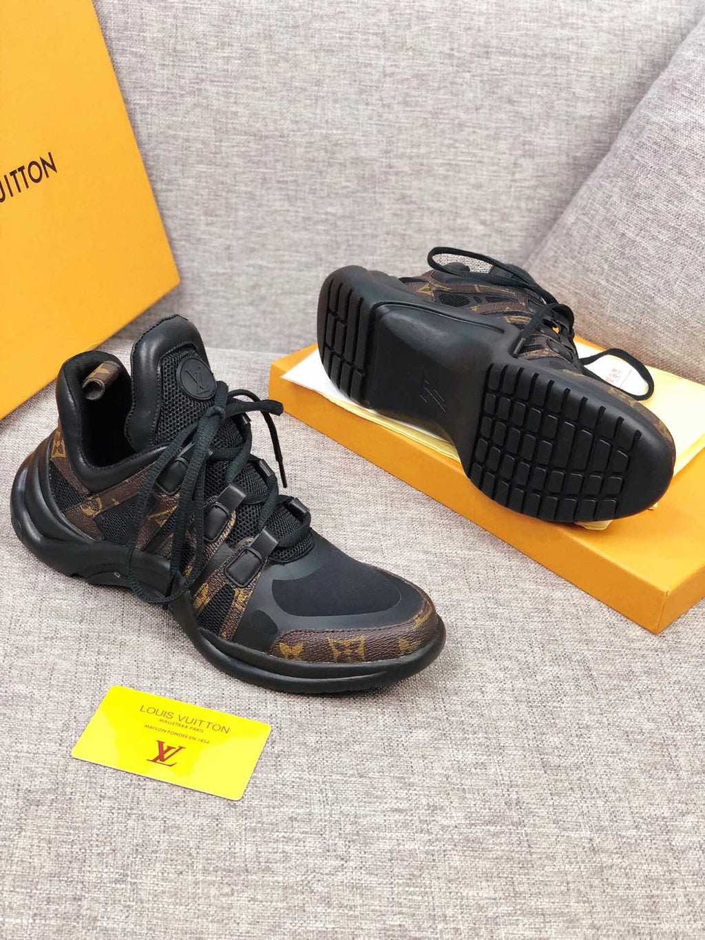 Anum Bags LUV Archlight Black Brown Sneaker