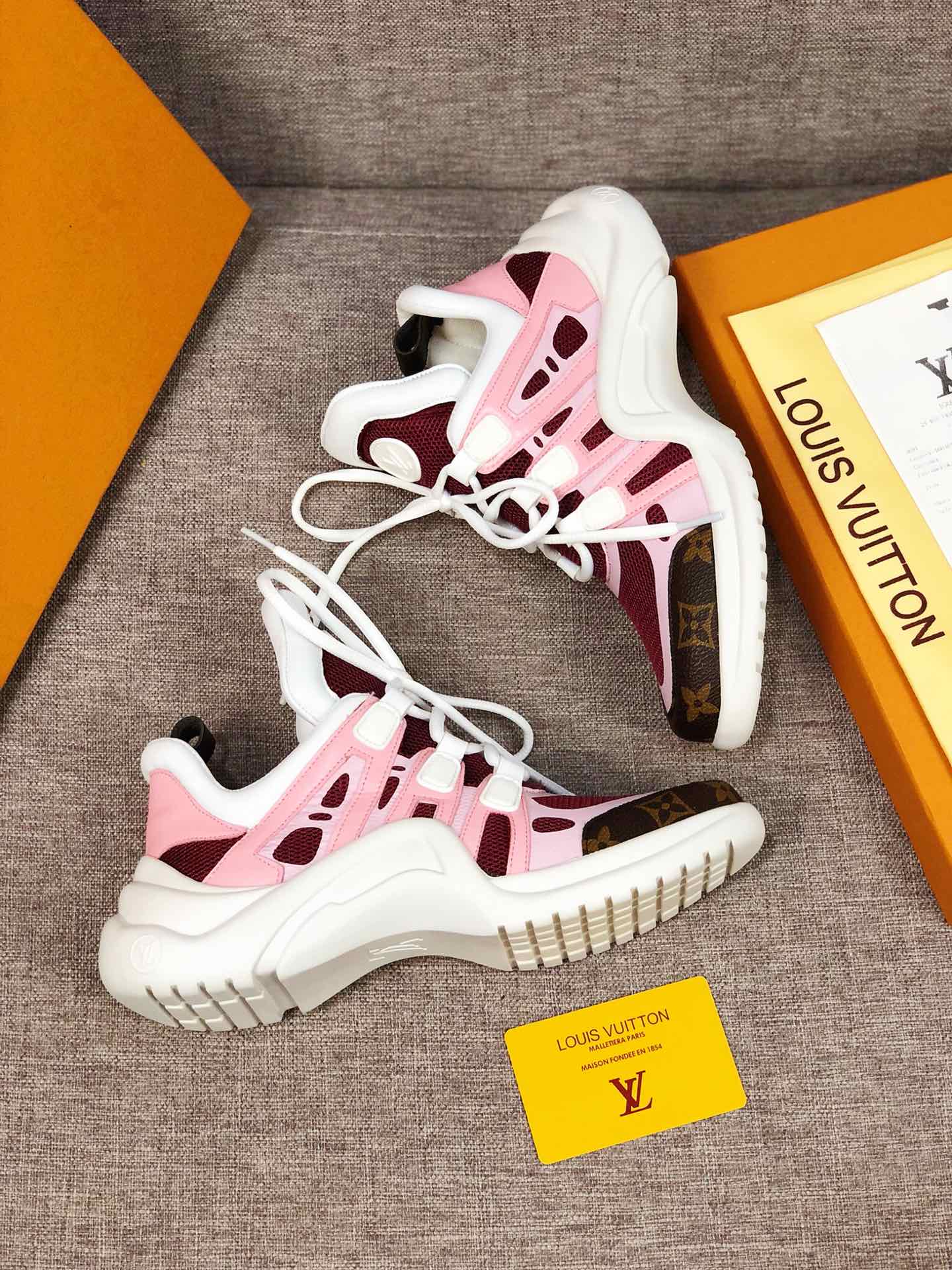 Anum Bags LUV Archlight Pink Brown Sneaker