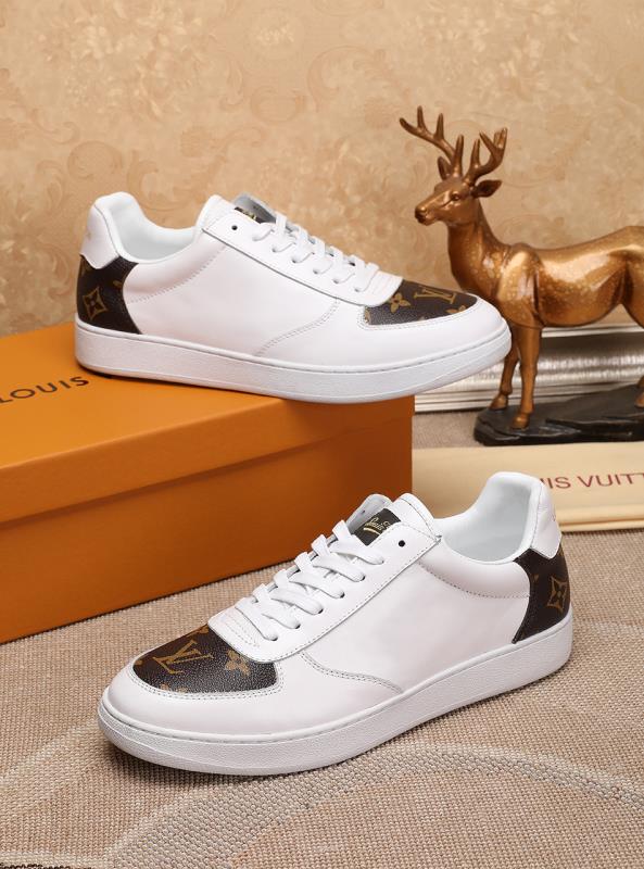 Anum Bags LUV Monogram Denim Brown and White Sneaker