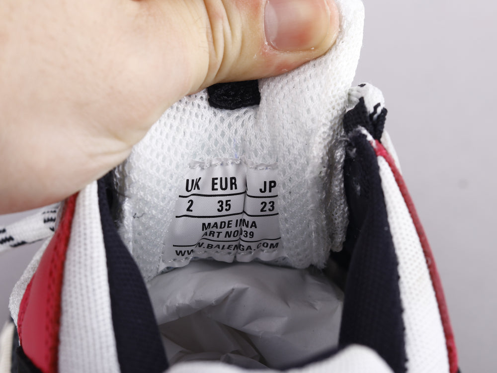 Ezyycart Bags Bla Triple S Black And White Powder Sneaker