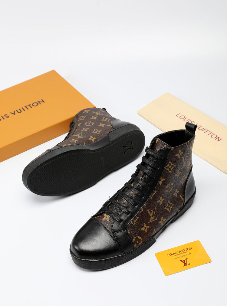 Anum Bags LUV High Monogram Brown Boot Sneaker