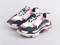 Ezyycart Bags Bla Triple S Black And White Powder Sneaker