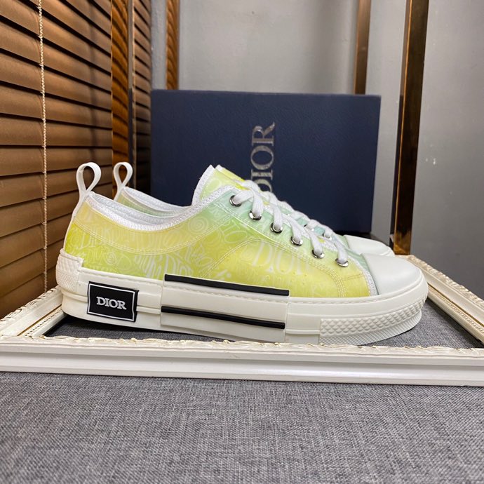 Anum Bags DIR B23 White and Yellow LOW-TOP SNEAKER