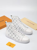 Anum Bags LUV High Monogram White Boot Sneaker