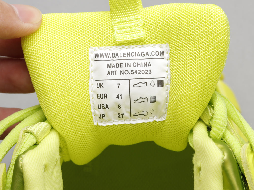 Ezyycart Bags Bla Track FluoresMOnt Yellow Sneaker
