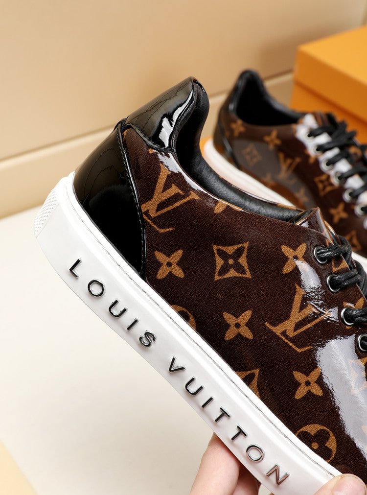 Anum Bags LUV Low Monogram Brown Breathable Sneaker